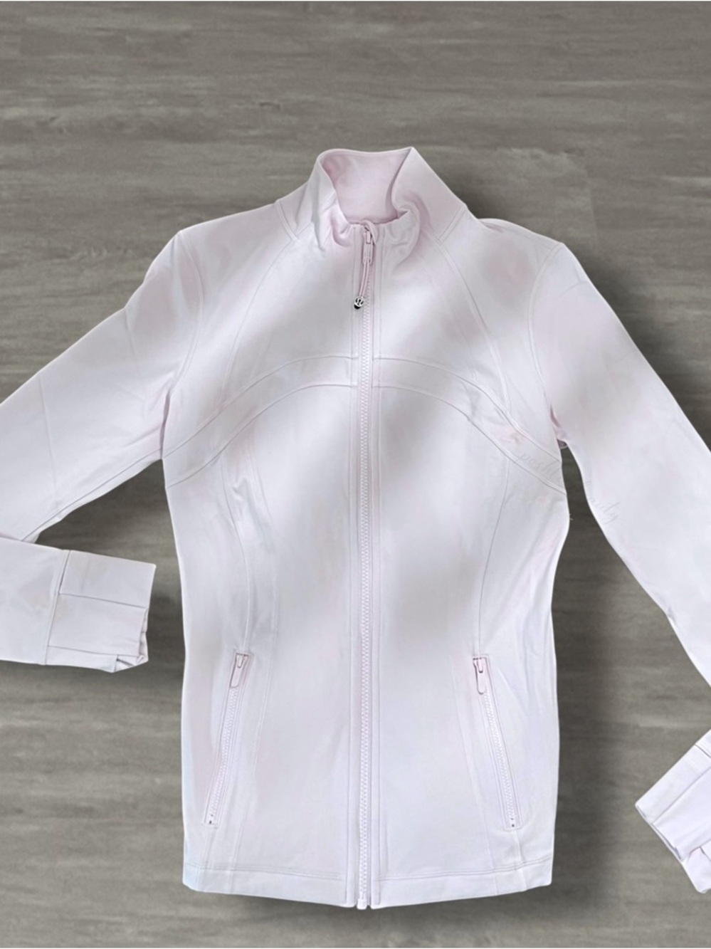 Lululemon Define Jacket Pink Organza Full Zip Yoga Athletic NWT - Picture 2 of 5
